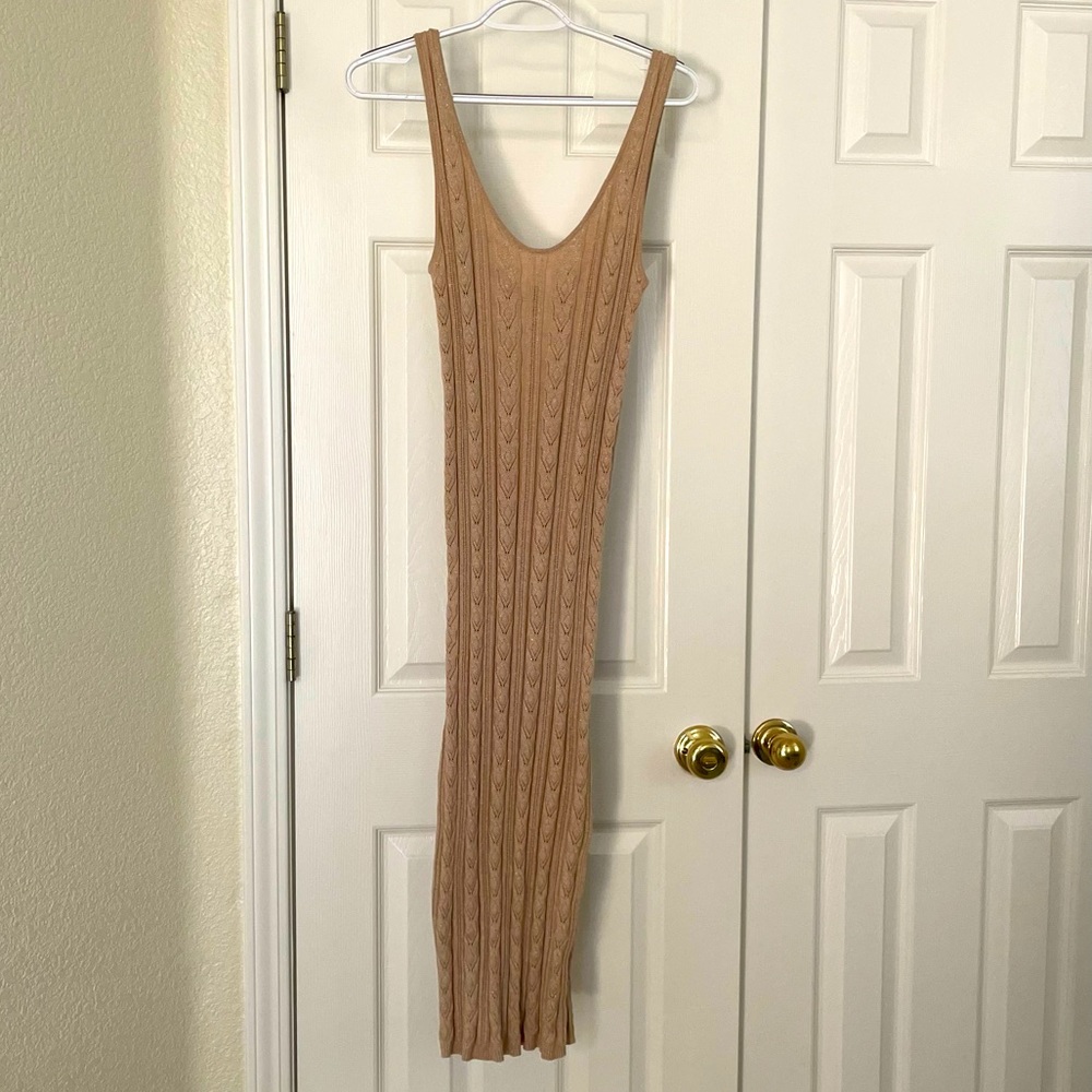 Frenchie Rib Midi Dress - Picture 2 of 7